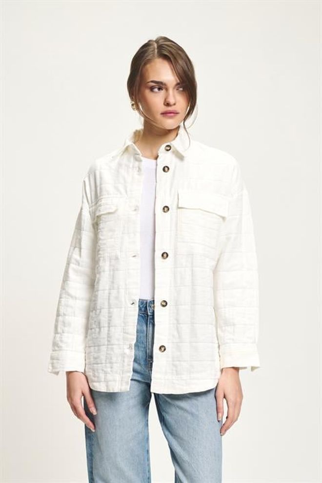 Sobe Istanbul Balti Oversized Kasdieniai Marškiniai Su Šalio Apykakle Didmeninė prekyba drabužiais Kokteilinė