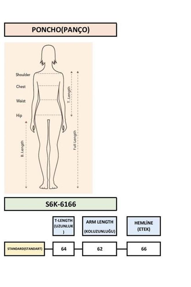 Sobe Istanbul Сиво Елегантно Уголемено Пончо С Високо Деколте Дрехи на едро Зима