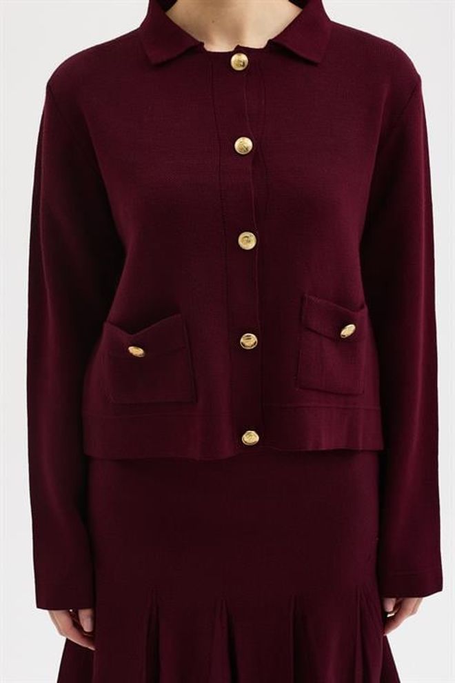 Sobe Istanbul Claret Red Formal Elegant Vintage Set Wholesale Clothing 5