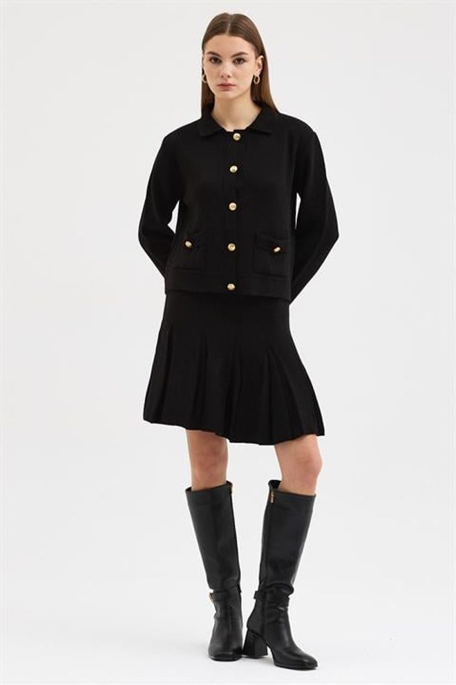 Sobe Istanbul Black Elegant Formal Set Wholesale Clothing Fall