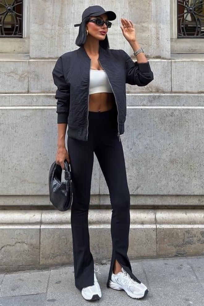 Sobe Istanbul Back Printed Bomber Jacket Wholesale Clothing Polyester