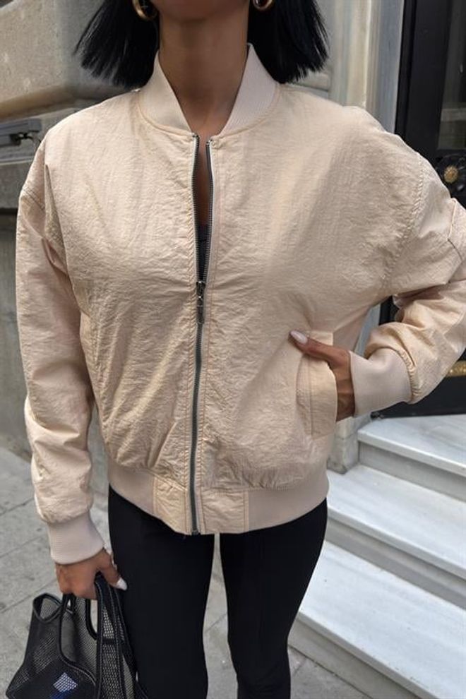 Sobe Istanbul Back Printed Bomber Jacket Wholesale Clothing Winter