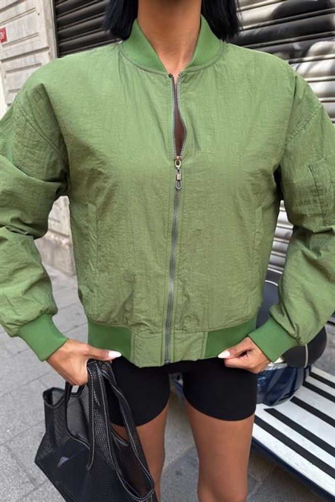 Sobe Istanbul Back Printed Bomber Jacket Wholesale Clothing Winter