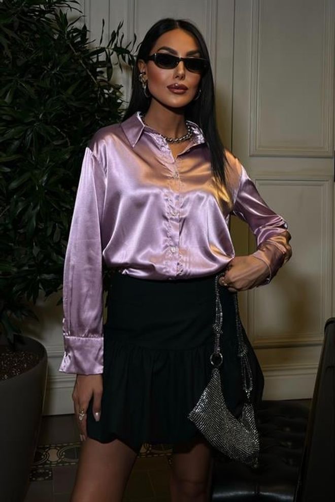 Sobe Istanbul Premium Satin Shirt Wholesale Clothing Elegant