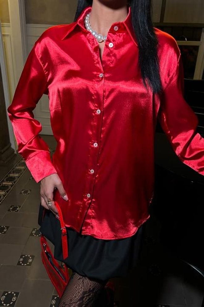 Sobe Istanbul Premium Satin Shirt Wholesale Clothing Party