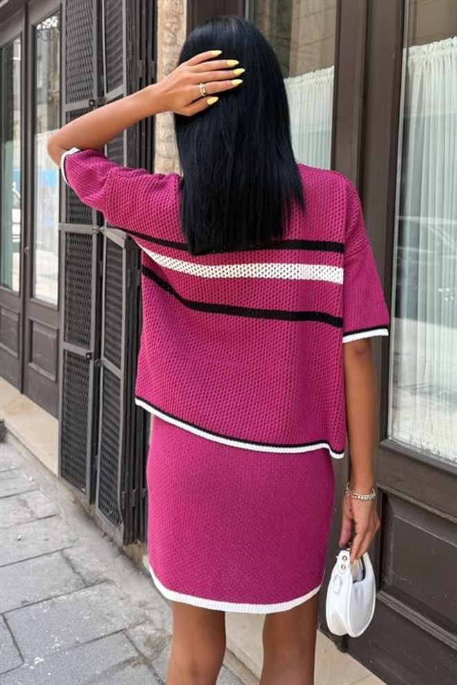 Sobe Istanbul Suknja S Ovratnikom Košulje Pleteno Odijelo Veleprodaja odjeće 6