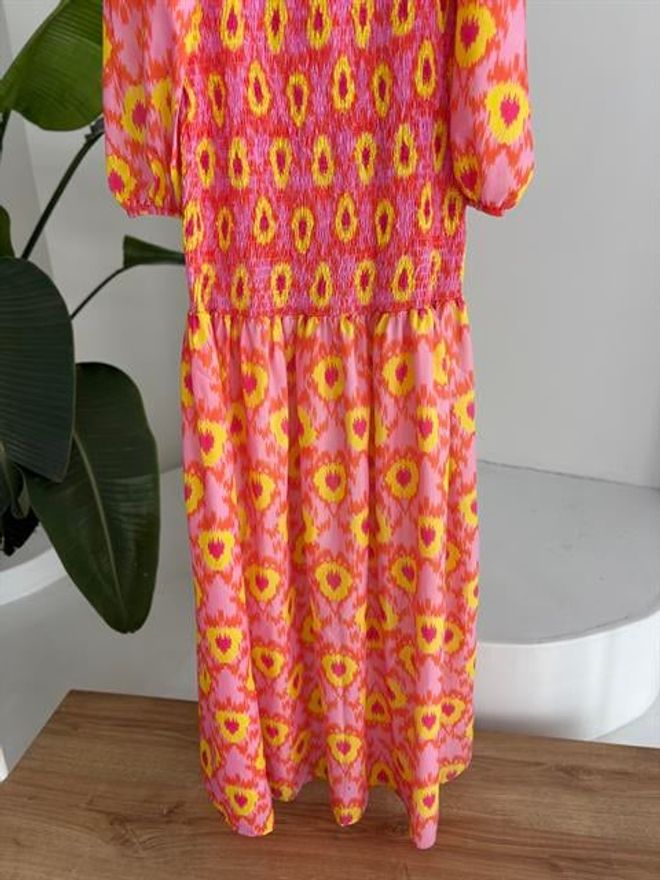 Sobe Istanbul Vestido Estampado Detalhado Madonna Collar Gipe Roupas por atacado 16