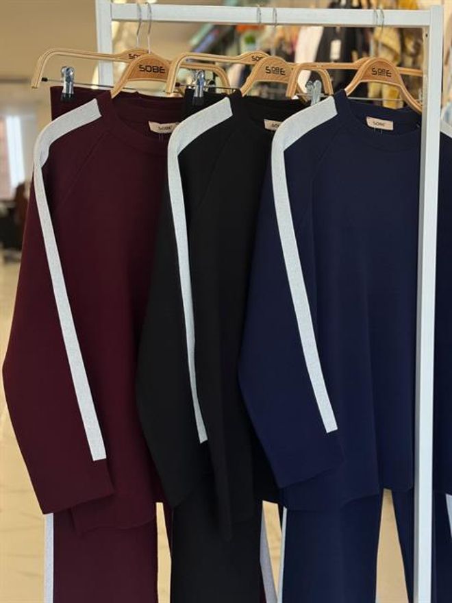 Sobe Istanbul Claret Red Casual Sport Streetwear Set Wholesale Clothing Birthday