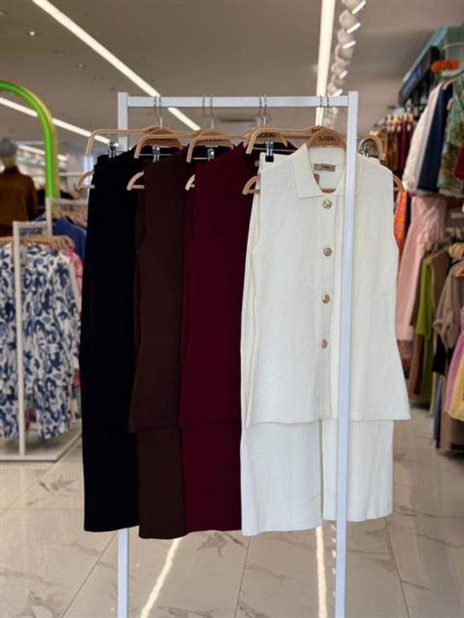 Sobe Istanbul Elegant White Set With Pencil Skirt Wholesale Clothing Graduation