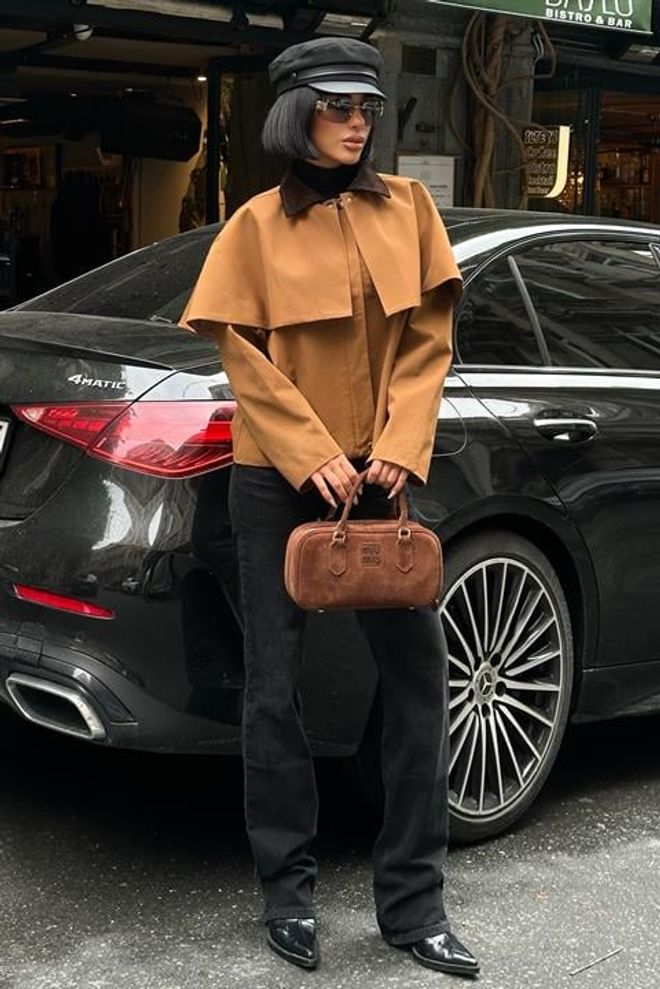 Sobe Istanbul Браон Свакодневан Винтиџ Мајица Јакна Велепродаја одеће скроман