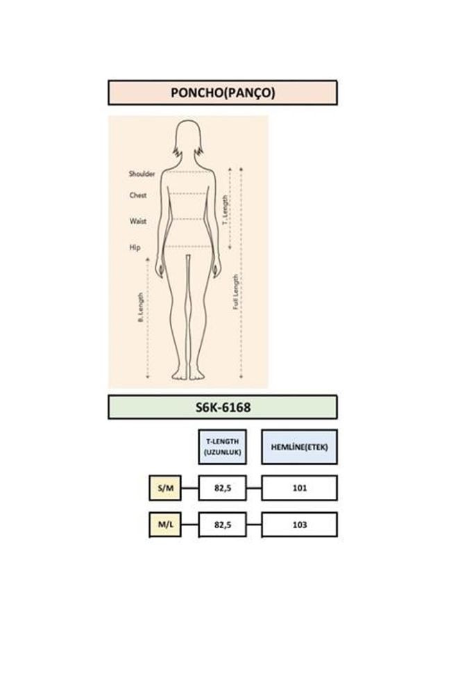 Sobe Istanbul Черно Елегантно Официално Пончо С Външен Джоб Дрехи на едро Зима