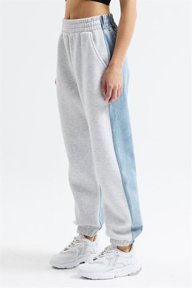 Sobe Istanbul Сиви Спортни Панталони С Наклонени Джобове Дрехи на едро Спорт