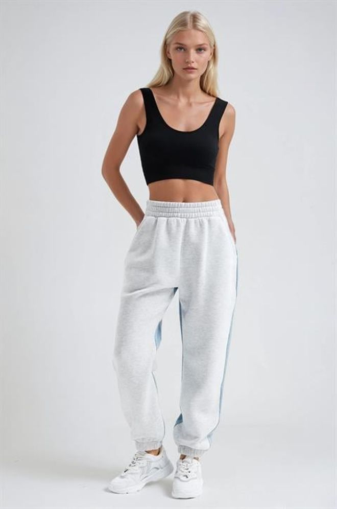 Sobe Istanbul Сиви Спортни Панталони С Наклонени Джобове Дрехи на едро Пролет