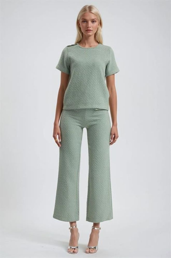 Sobe Istanbul Green Elegant Casual Formal Set Wholesale Clothing Casual