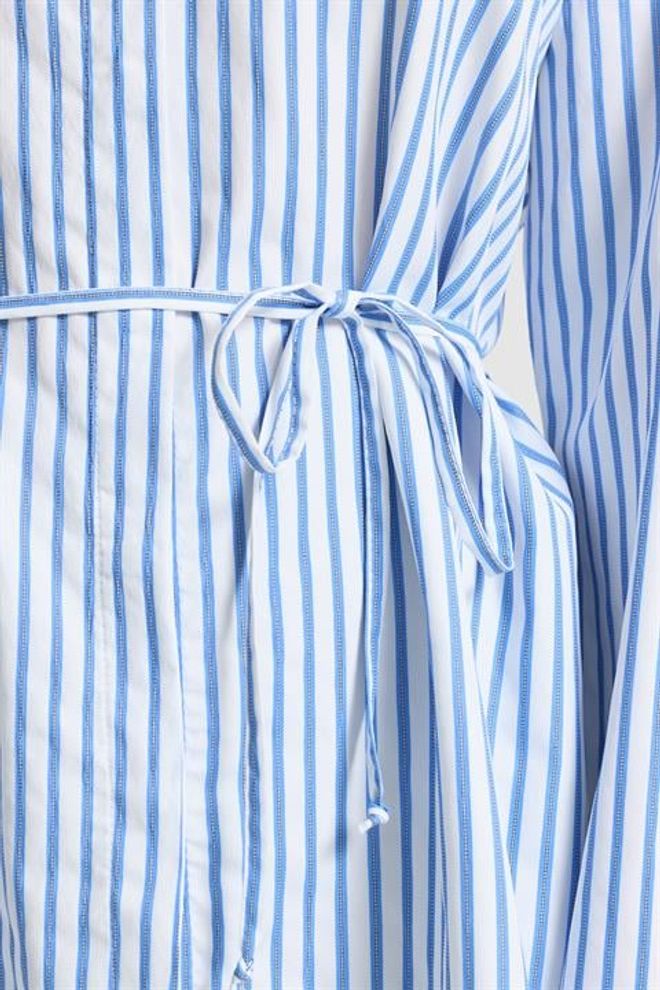 Sobe Istanbul White Striped Long Sleeve Shirt Wholesale Clothing 5