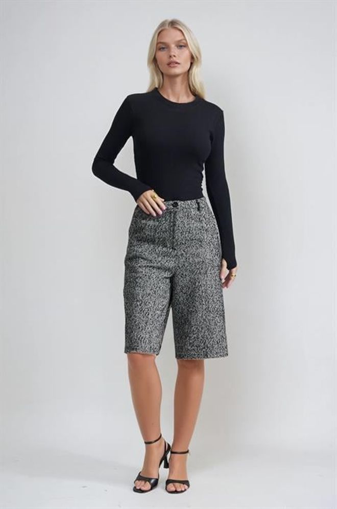 Sobe Istanbul Grey Elegant Formal Vintage Retro Culottes Pants Wholesale Clothing 5