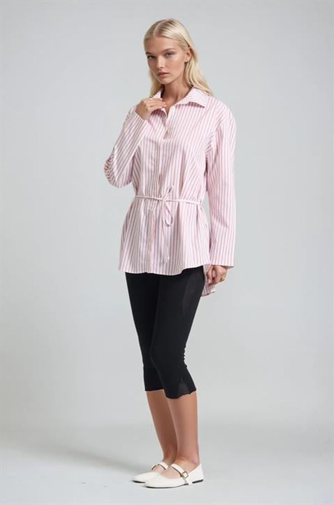 Sobe Istanbul White Striped Formal Shirt Wholesale Clothing Formal