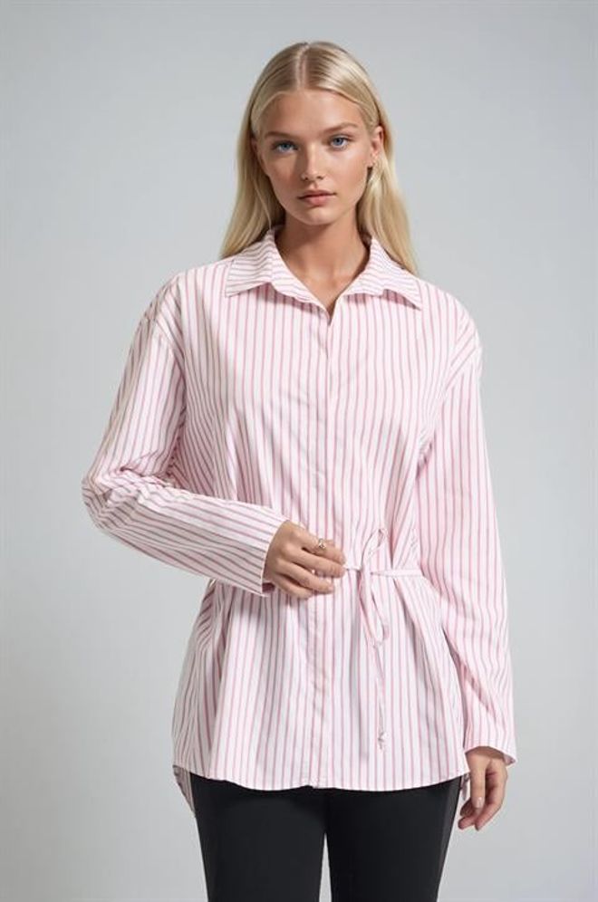 Sobe Istanbul White Striped Formal Shirt Wholesale Clothing Lounge