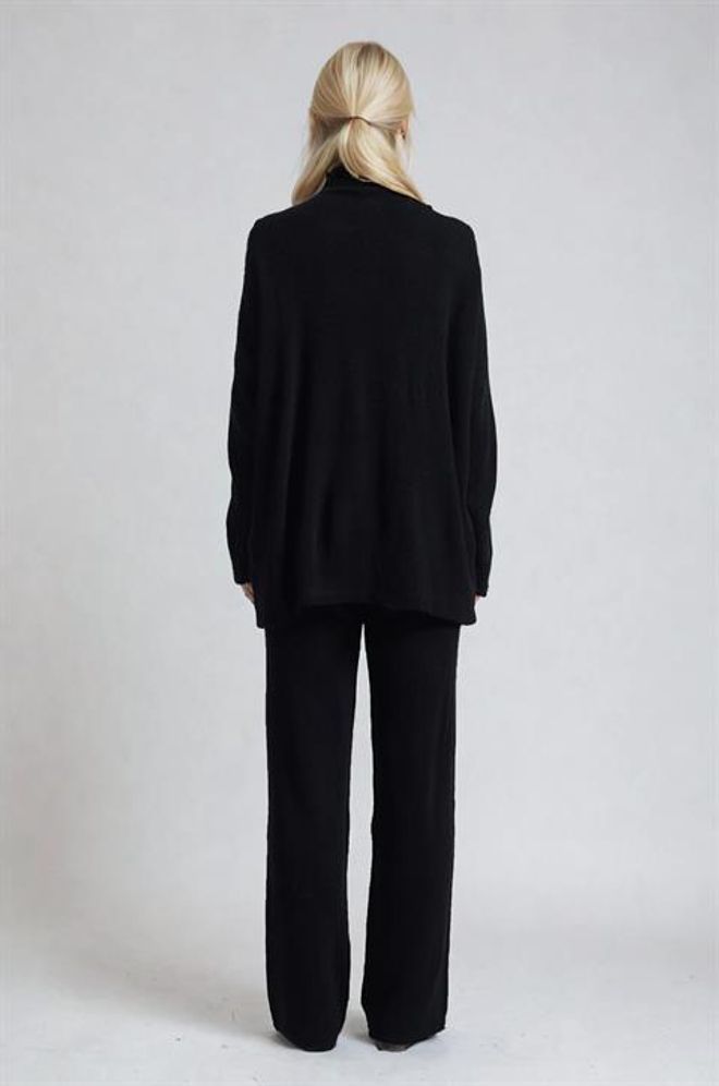 Sobe Istanbul Set Siyah Gündelik Spor Bol Kalıp Toptan Giyim İş