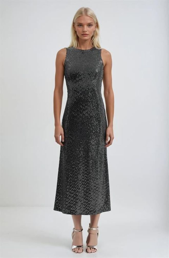 Sobe Istanbul Čierne Elegantné Glam Formálne Sheath Šaty Veľkoobchod s oblečením Formálny