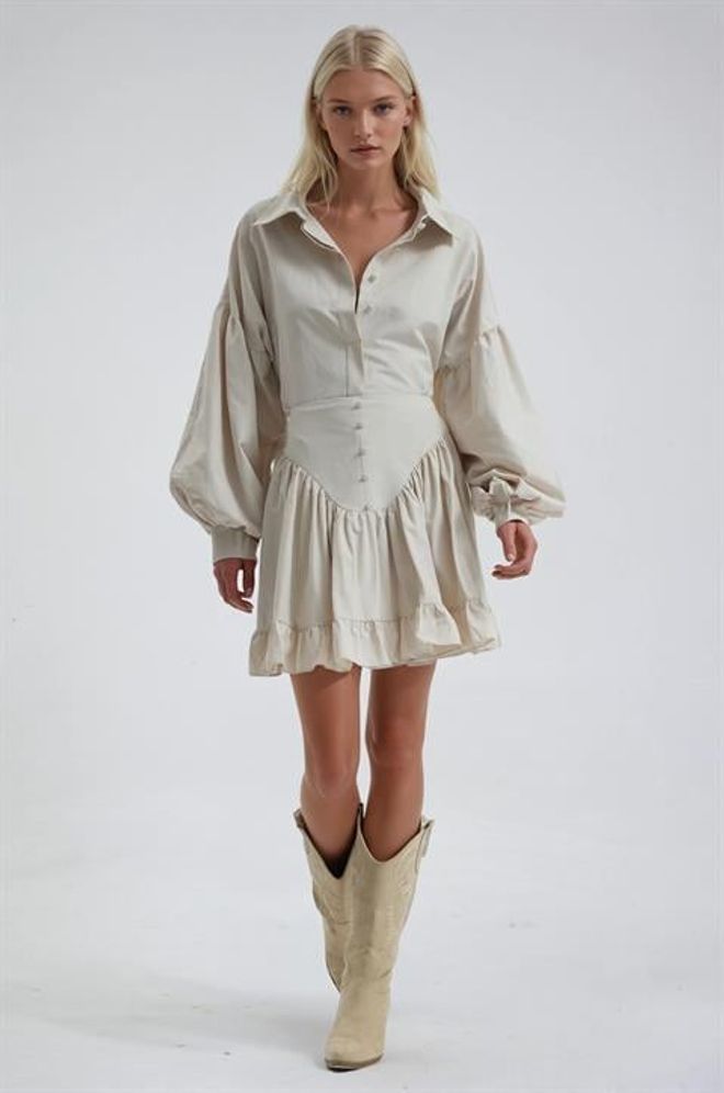 Sobe Istanbul Komplet Beżowy Casual Boho Hurtowa sprzedaż odzieży 1