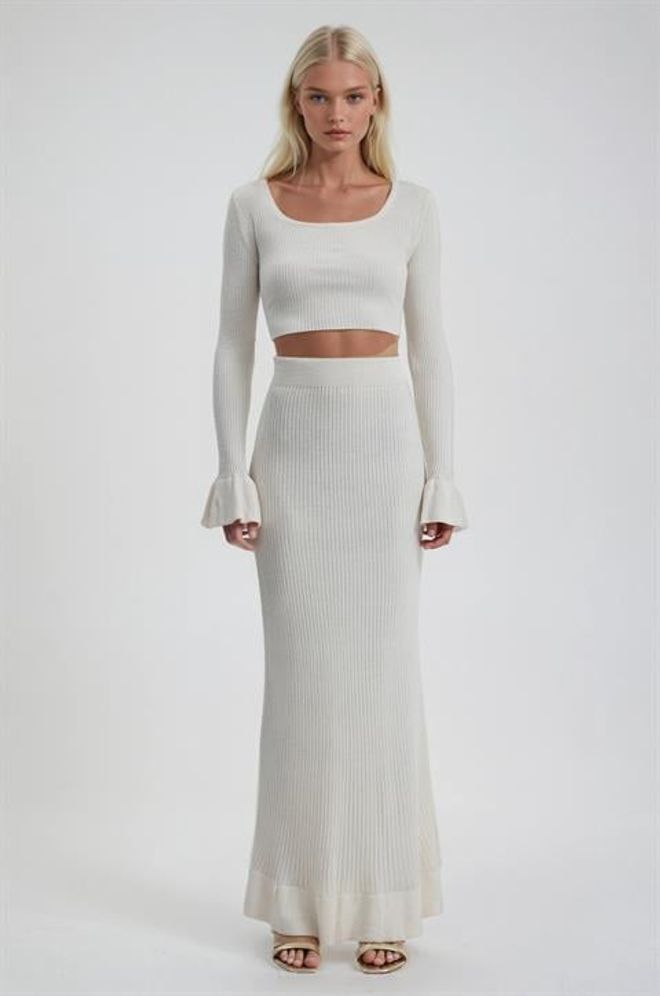 Sobe Istanbul Set Elegantan Uski Kroj Sirena Bež Veleprodaja odjeće Ležerni