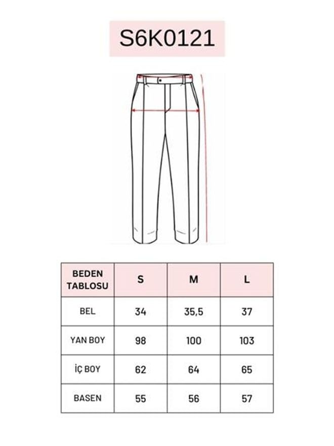 Sobe Istanbul Claret Red Palazzo Pants With High Waist Wholesale Clothing Summer