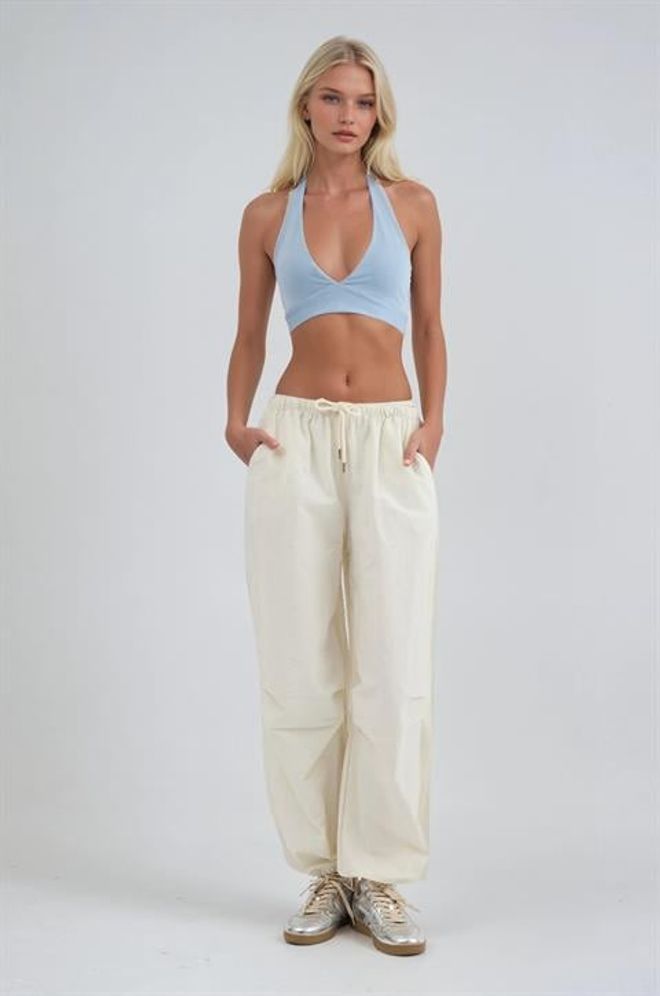 Sobe Istanbul Ecru Lässig Sport Jogger Hose Großhandelskleidung Lässig