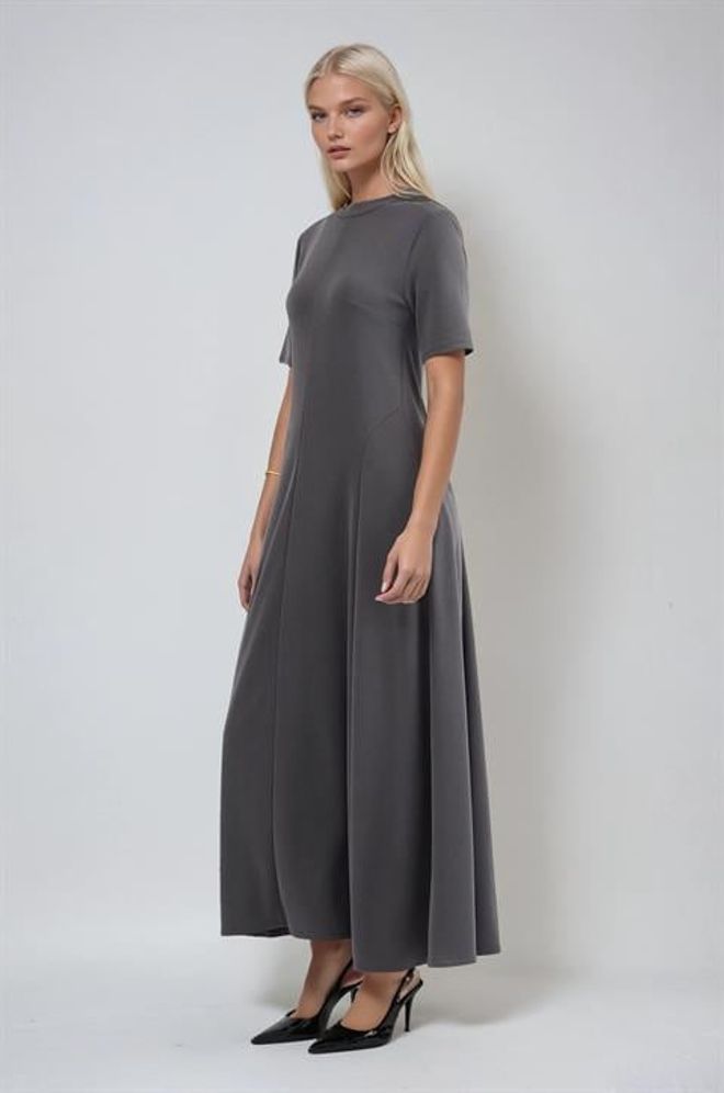 Sobe Istanbul Grey A Line Modest Formal Dress Wholesale Clothing 1