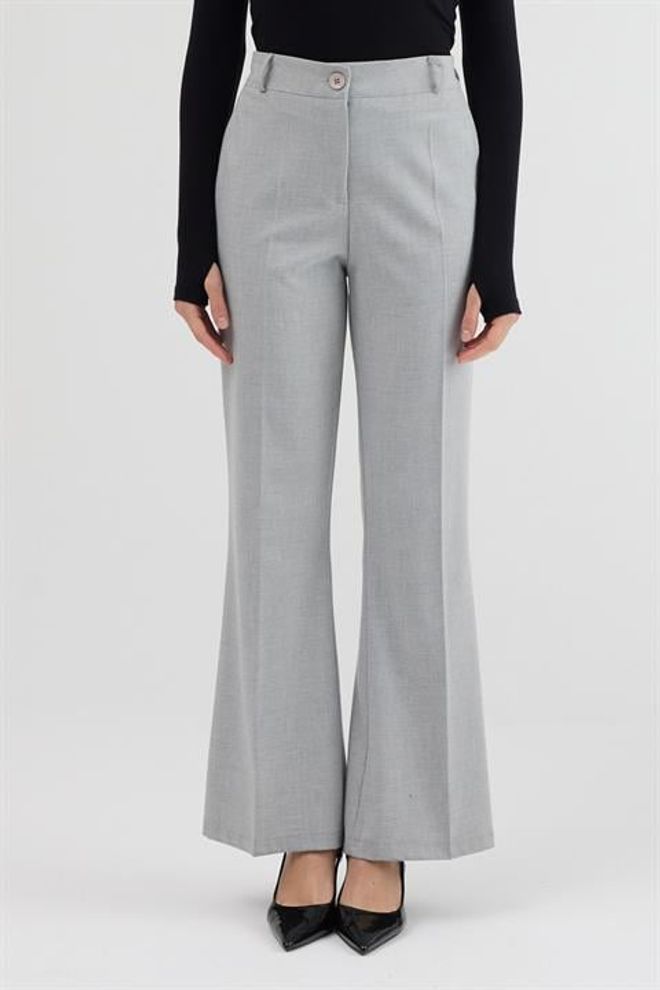 Sobe Istanbul Grey Formal Elegant Pants Wholesale Clothing 5