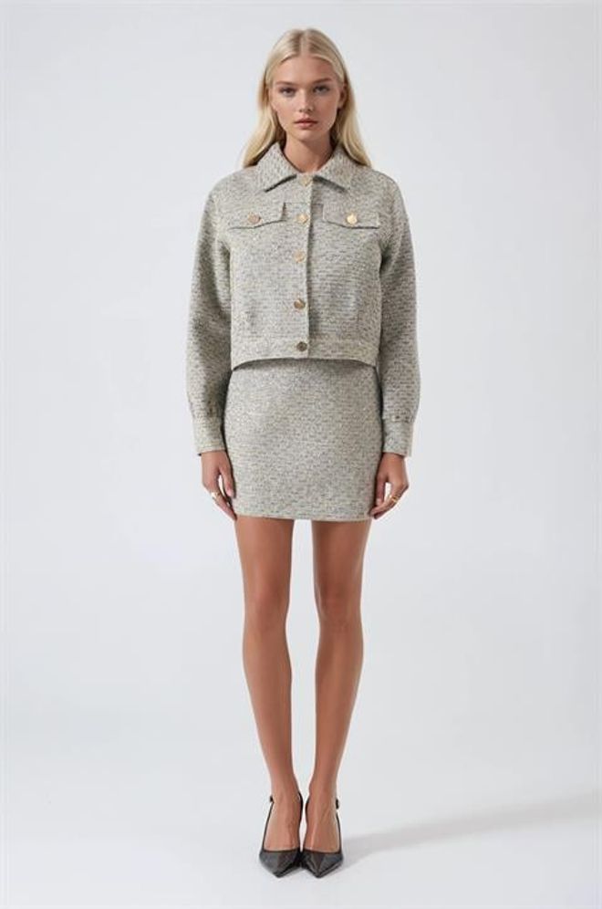 Sobe Istanbul Set Formale Elegante Grigio Abbigliamento all'ingrosso Annata