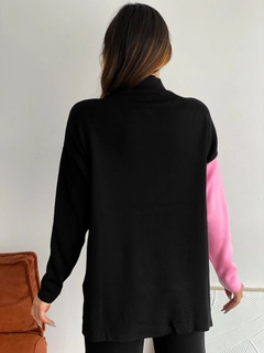 Veľkoobchodný model oblečenia nosí 34794 - Suit - Pink And Black, turecký veľkoobchodný Oblek od Sobe