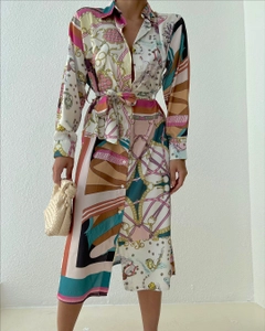 Un model de îmbrăcăminte angro poartă 35287 - Dress - Mix Color, turcesc angro Rochie de Sobe