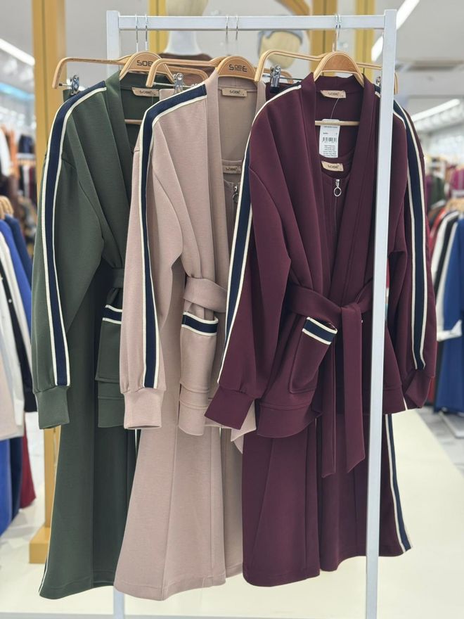 Sobe Istanbul Ensemble Décontracté Sport Rouge Bordeaux Vêtements en gros 9