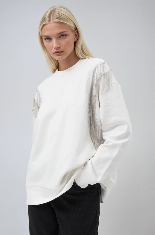 Sobe Istanbul سويت شيرت بندول معدني إكرو ملابس بالجملة غير رسمي