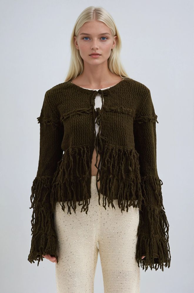 Sobe Istanbul Kardiganas Žalia „Bomber“ Paltas Kokteilinė Flisinis Švarkas Didmeninė prekyba drabužiais Kokteilinė