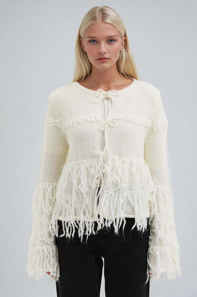 Sobe Istanbul White Boho Casual Vintage Cute Ethnic Retro Cardigan Wholesale Clothing 5