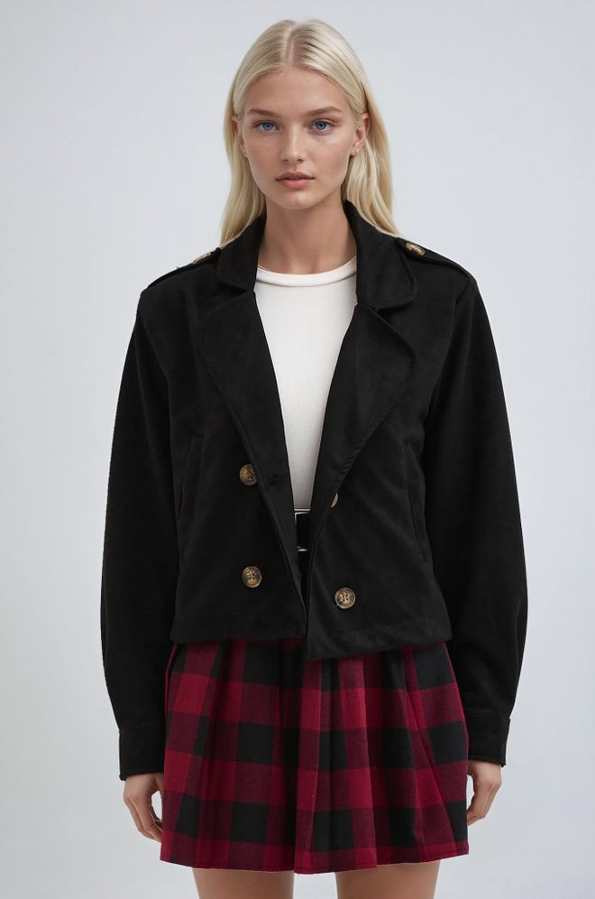 Sobe Istanbul Black Casual Overshirt Jacket Wholesale Clothing Casual