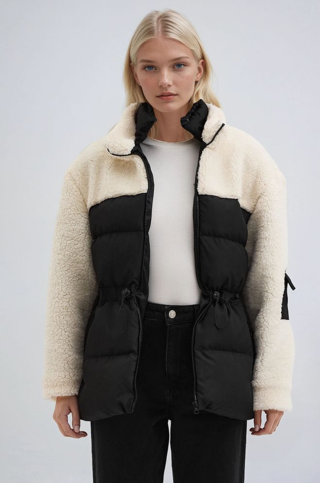 Sobe Istanbul Czarna Kurtka Puchowa Hurtowa sprzedaż odzieży Casual