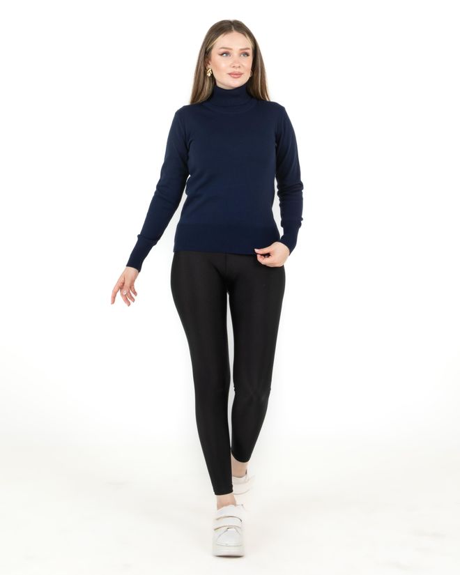 Sortie Collection Свитер С Коротким Рукавом Темно синий Оптовая продажа одежды Повседневный