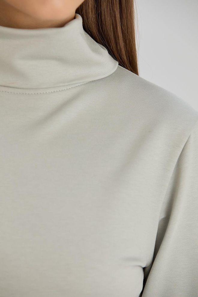 Sortie Collection Half Turtleneck Long Sleeve Sweater Smoke Wholesale Clothing Fall