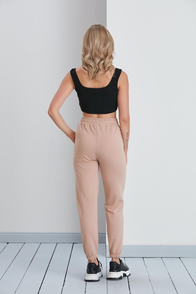 Sortie Collection بنطال رياضي بأرجل مطاطية حجري ملابس بالجملة 4