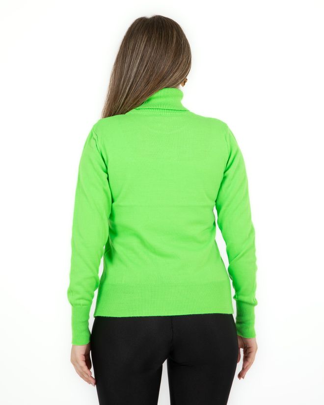 Sortie Collection Turtleneck Basic Sweater Green Wholesale Clothing 4