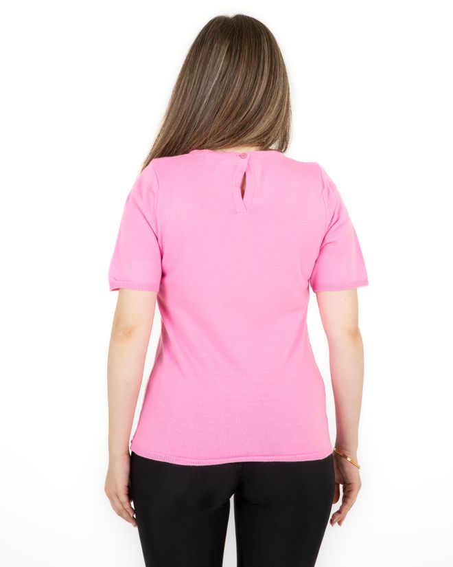 Sortie Collection Short Sleeve Sweater Pink Wholesale Clothing 4