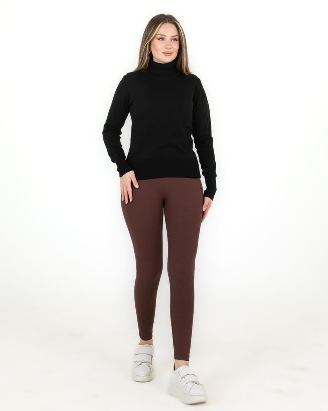 Sortie Collection Turtleneck Basic Sweater Black Wholesale Clothing Casual