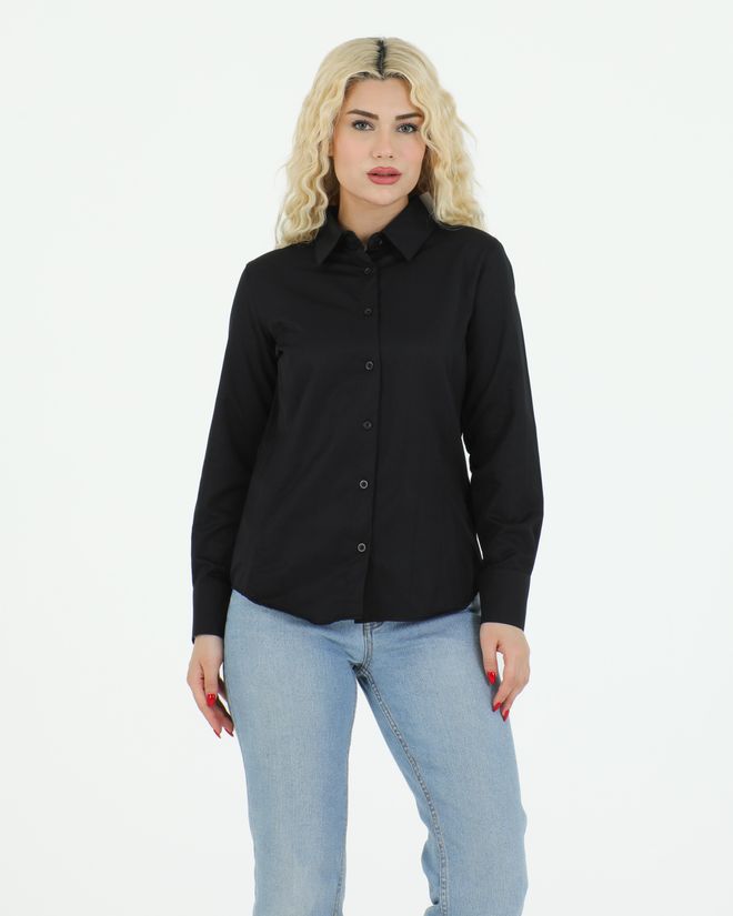 Sortie Collection Camisa Com Alças Preta Roupas por atacado Casual