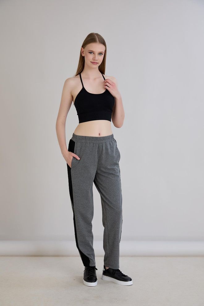 Sortie Collection Grau Lässig Sport Streetwear Jogginghose Großhandelskleidung Lässig