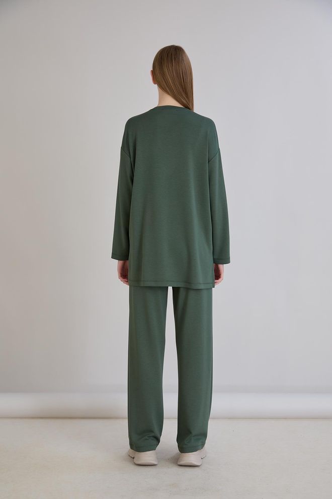 Sortie Collection Verde Casual Sportivo Tuta Abbigliamento all'ingrosso Casuale