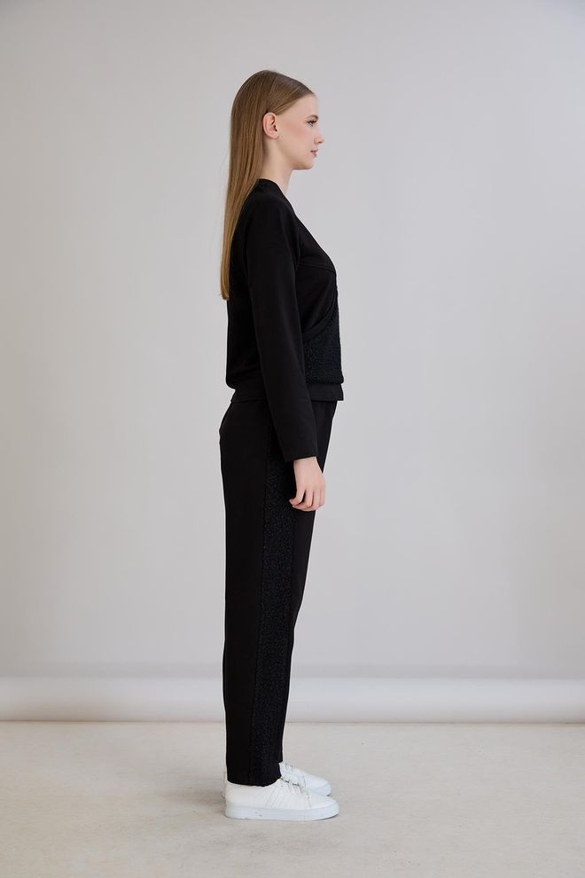 Sortie Collection Pulover Crna Ležerni Sport Ulična Moda Veleprodaja odjeće Proljeće