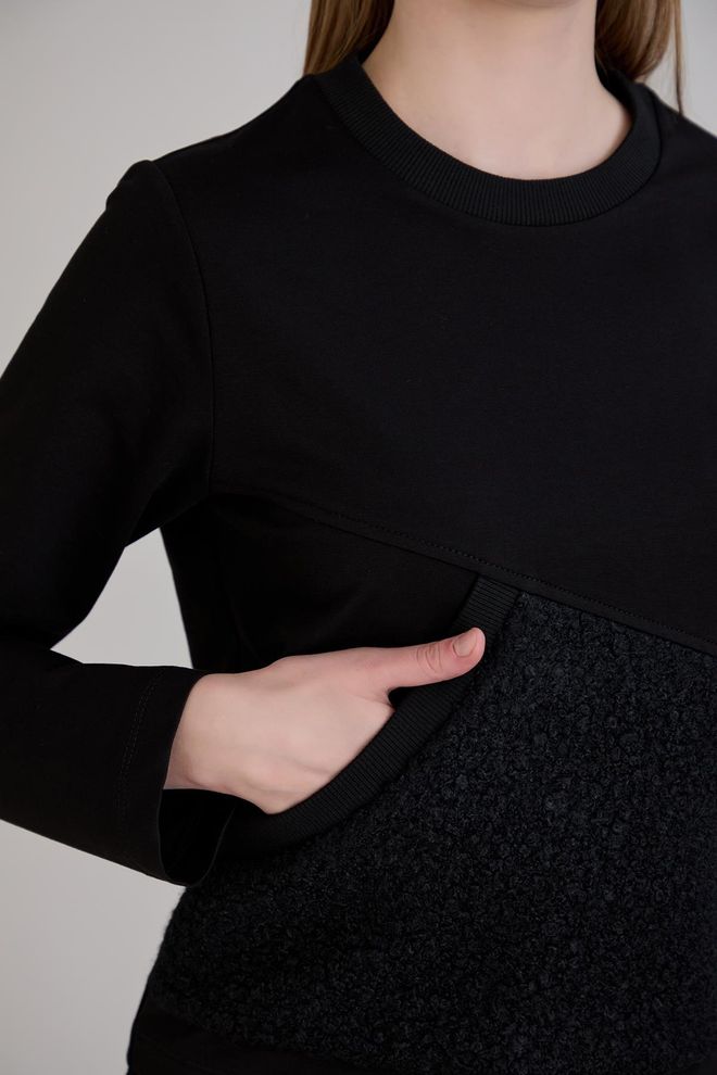 Sortie Collection Pulover Crna Ležerni Sport Ulična Moda Veleprodaja odjeće Jesen